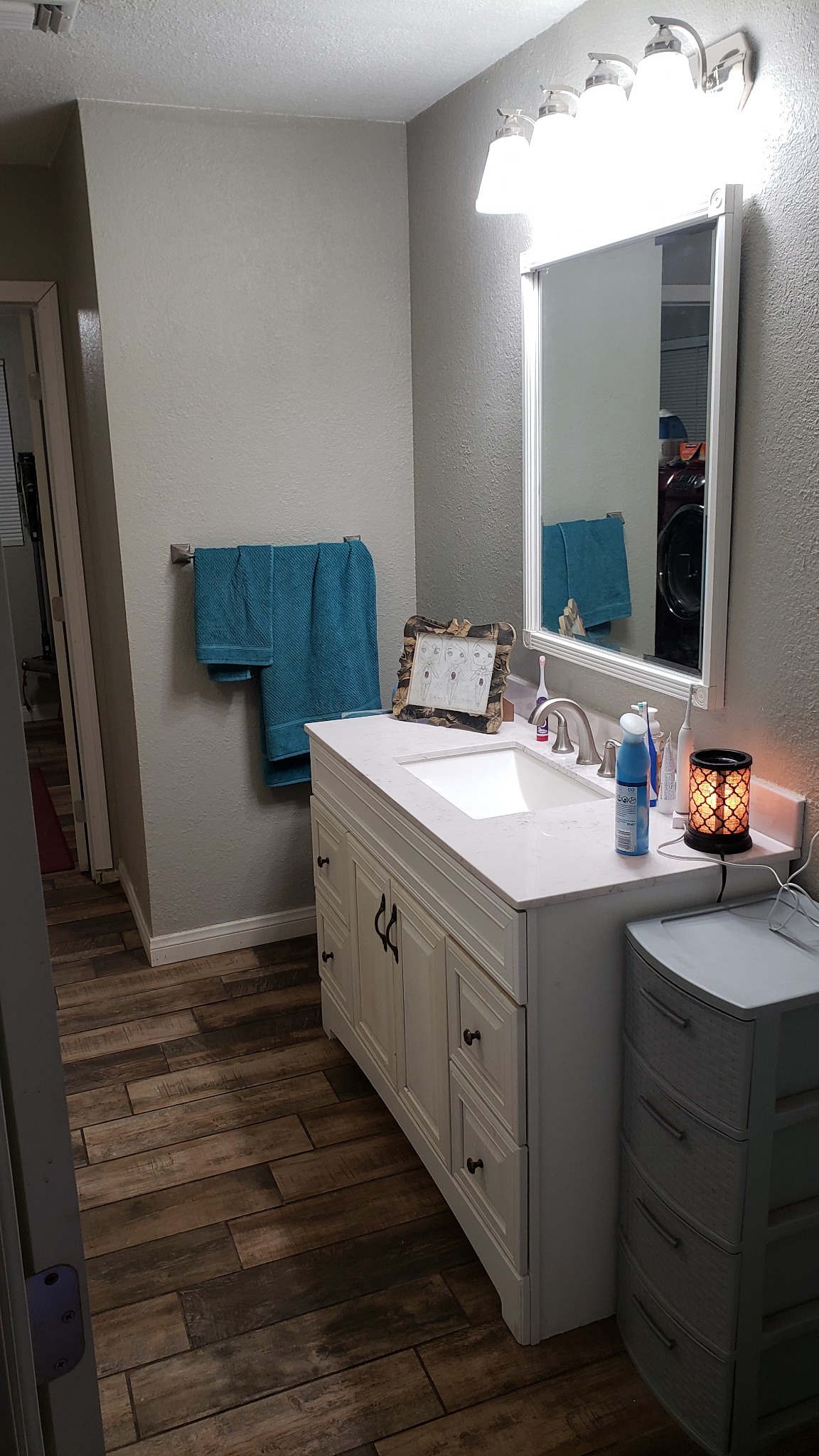 Bathroom after remodeling work